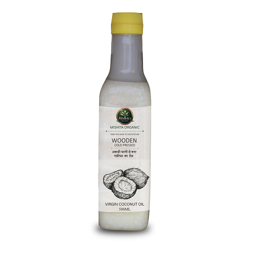 Wodden Cold Pressed Coconut Oil- 500ml